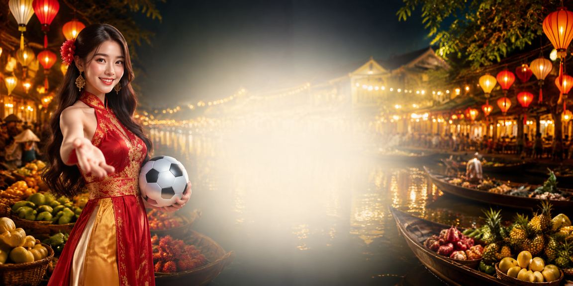 Người dùng Hội An theo dõi trận bóng đá và kiểm tra giao dịch thanh toán trên điện thoại dưới ánh đèn lồng